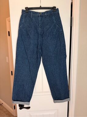 VINTAGE Wrangler Relaxed Fit Dark Blue Jeans